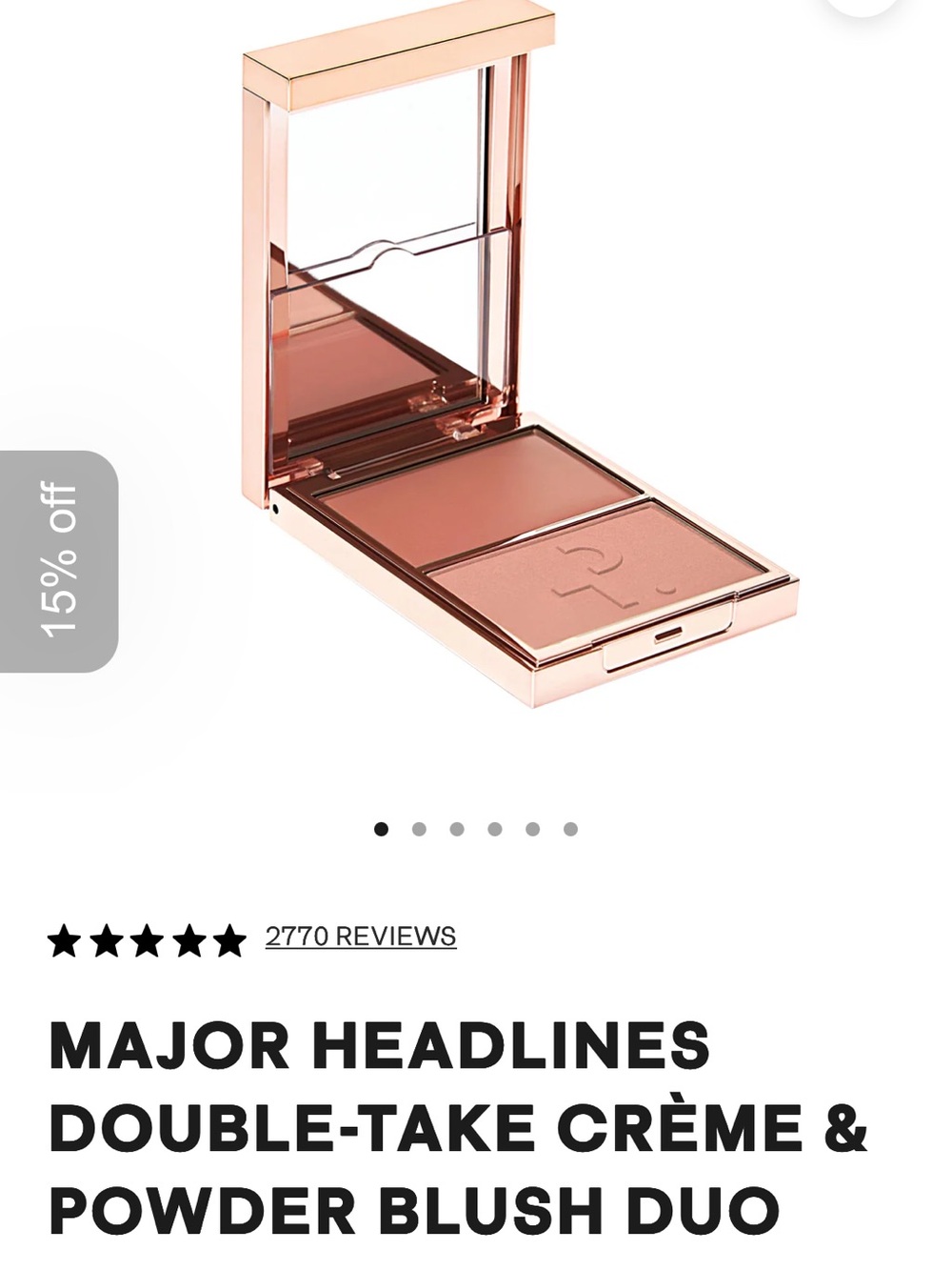 Patrick Ta Major Headlines Double-Take blush duos